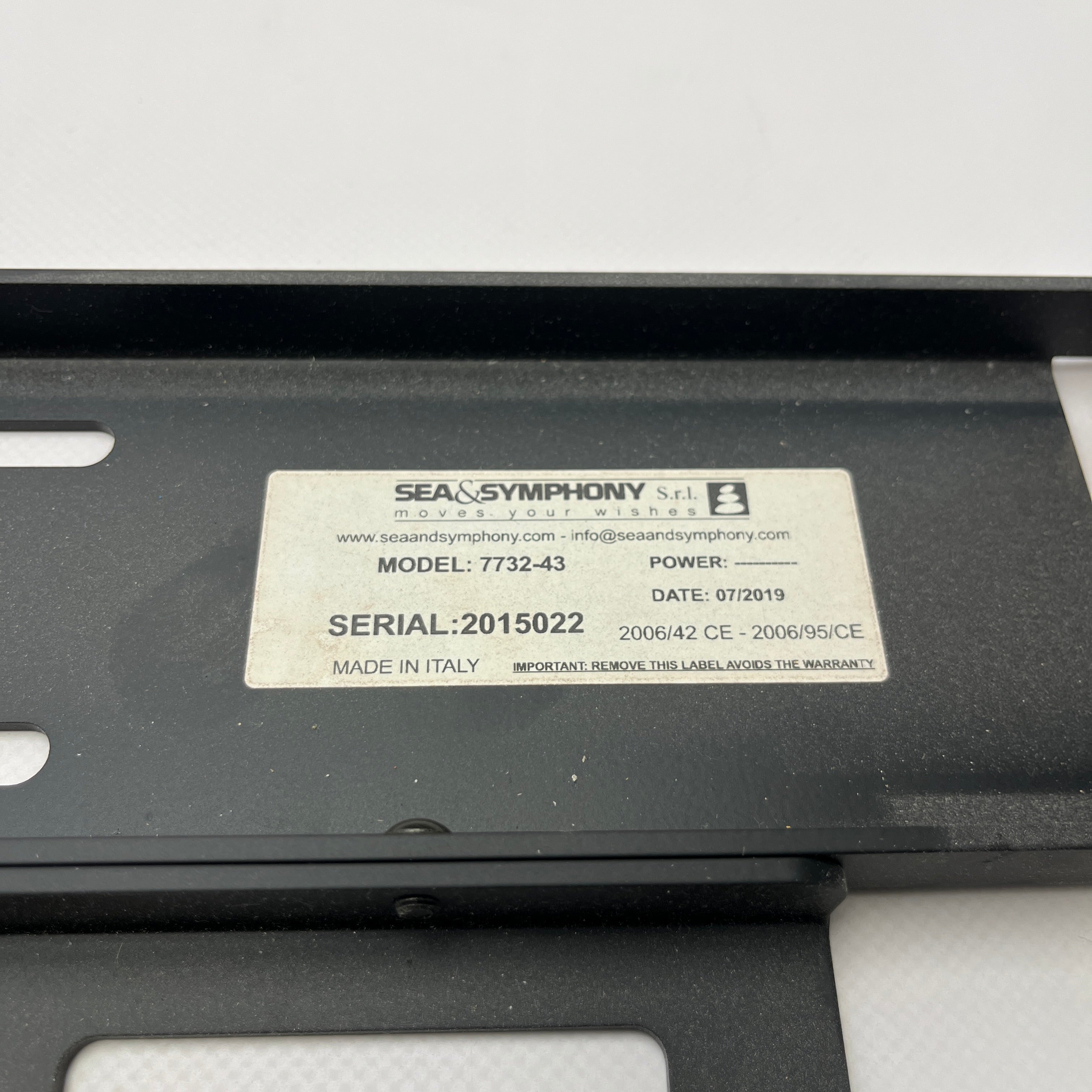 Sea and Symphony seinäkiinnike 7732 TV-teline musta 43-tuumainen