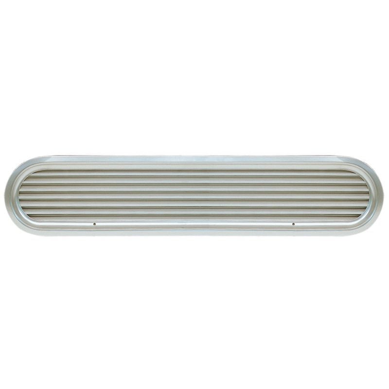 Vetus ASV070A bocchetta di aspirazione ovale in alluminio 590 x 159 mm