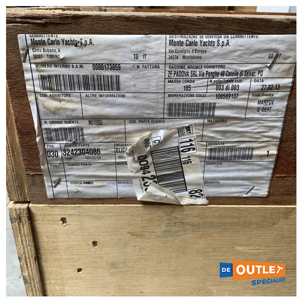 مروحة ZF Mathers ذات 4 شفرات 822 × 930 ذات 4 شفرات - 3242304086