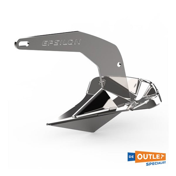 Lewmar Epsilon rustfrit stål 10 KG / 22 lb anker - 0057510