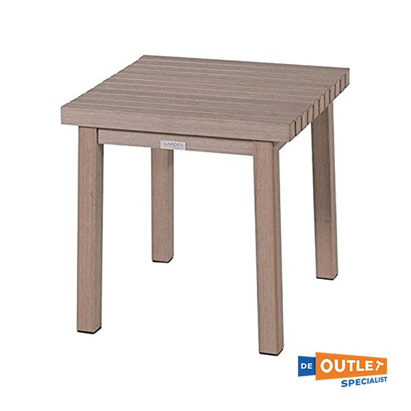 Garden Impressions Canterburry bijzettafel 45 x 45 cm vintage teak