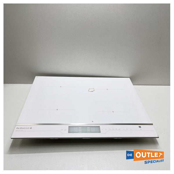 Placa de indução de 4 queimadores Dietrich de encastrar em branco - DTI1105WE