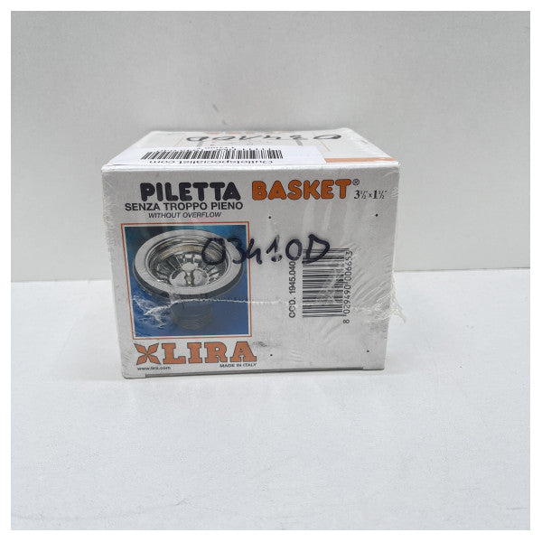 Lira fregadero de acero inoxidable bien con tapón de canasta - 1945.040