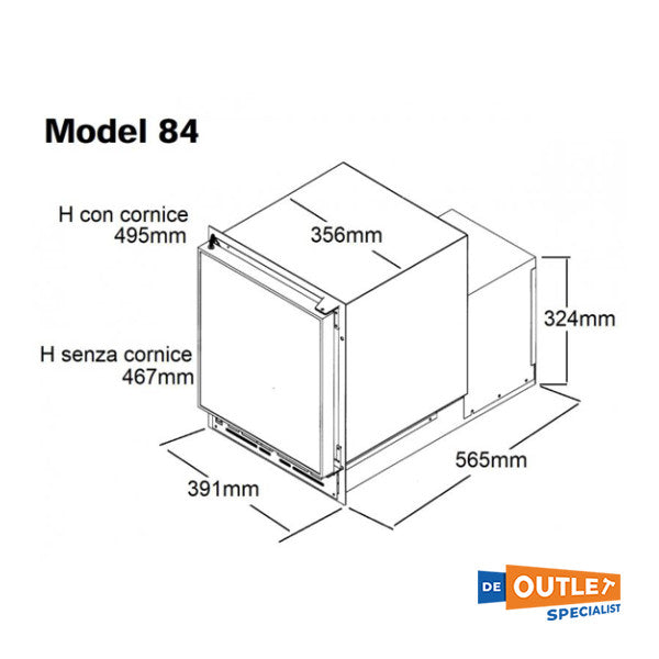 Ледогенератор Raritan Marine от неръждаема стомана тип 84B405-1