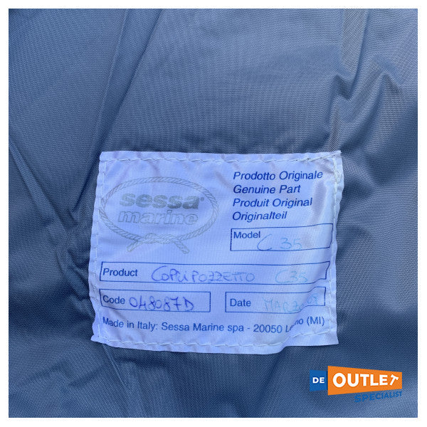 Sessa International C35 Cockpit Cover Canvas Original Blue - 048087D