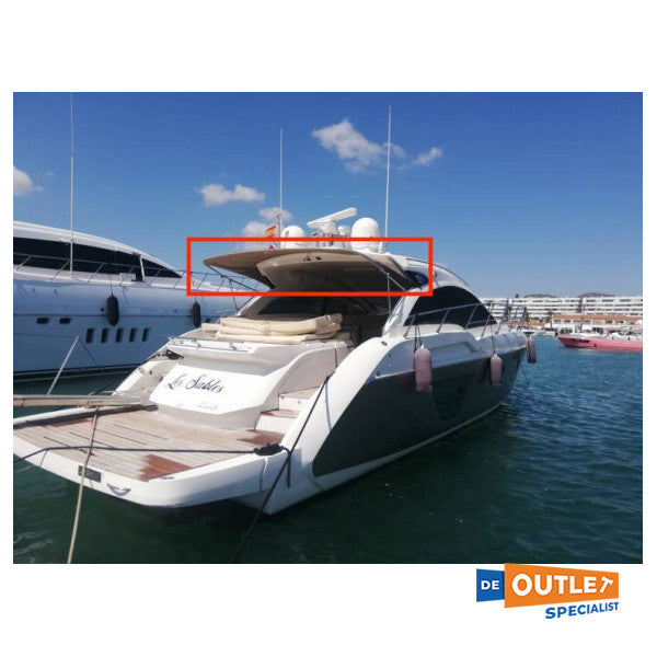 Sessa Marine C48 rufowa osłona przeciwsłoneczna brezentowa beżowa - 048089G