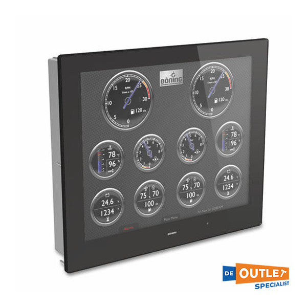 Boening AHD1215G 15-tommer touchscreen marine monitor | navigationsdisplay - AHD 1215 G