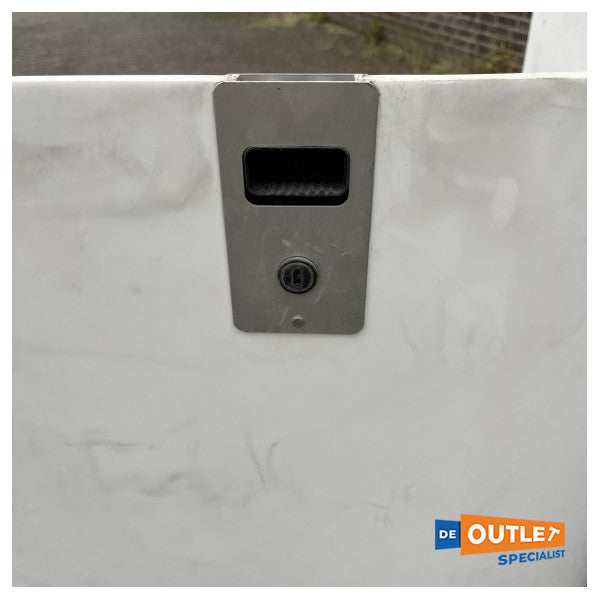 Sessa Marine Oyster 40 adgangsluge hvid med lås - 050488B