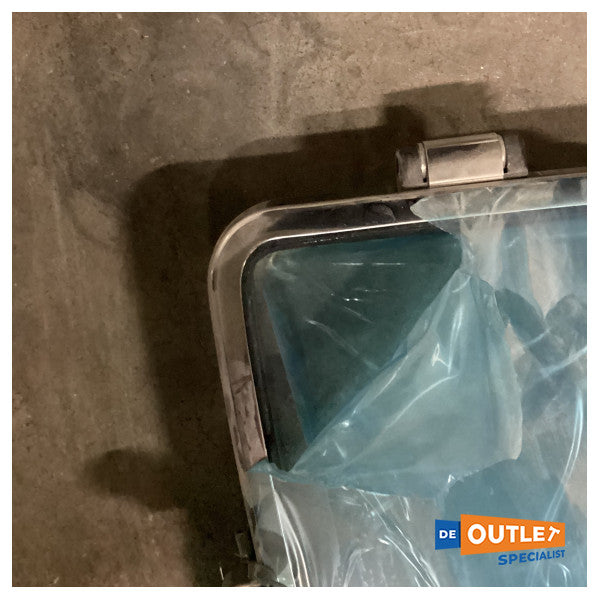 Oblò apribile in acciaio inox Trend Marine 630 x 310 mm - 050608A