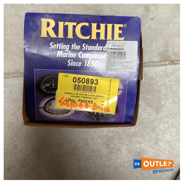 Ritchie FN-203 Flush Mount Liquid Compass Iswed 12v