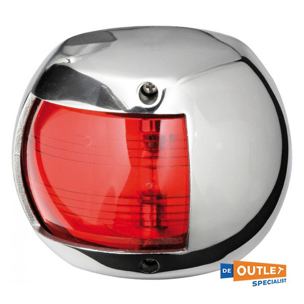 Osculati in acciaio inox luce di navigazione rossa 112,5 - 1140601