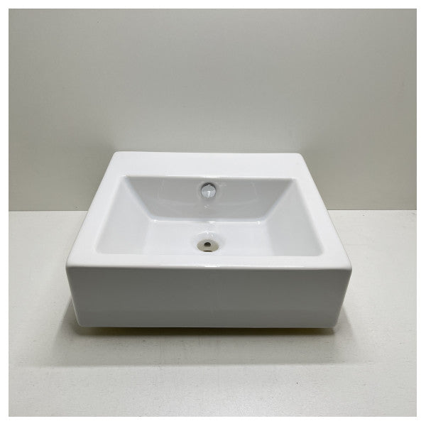 Flori Design Incasso Square Washbasin abjad 53 x 27 x 39 cm - L028