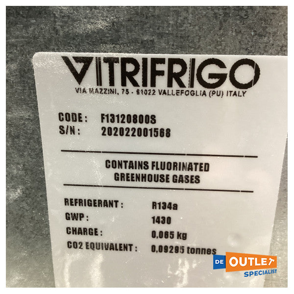 Vitrifrigo C50 50L kompressorijääkaappi sisäänrakennettu 12/24V