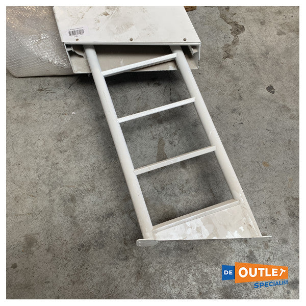 Nautinox Sessa C46 6-step bathing ladder white