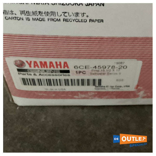 Yamaha 3x15-1/2 x 17-T Propuesta de acero inoxidable 6CE-45978-20