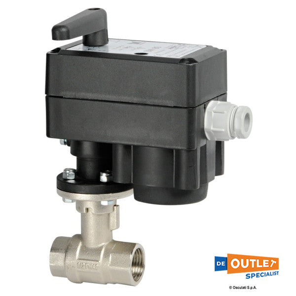 Osculati PN40 sähköinen kauko-ohjattava venttiilijärjestelmä, jossa on säädin