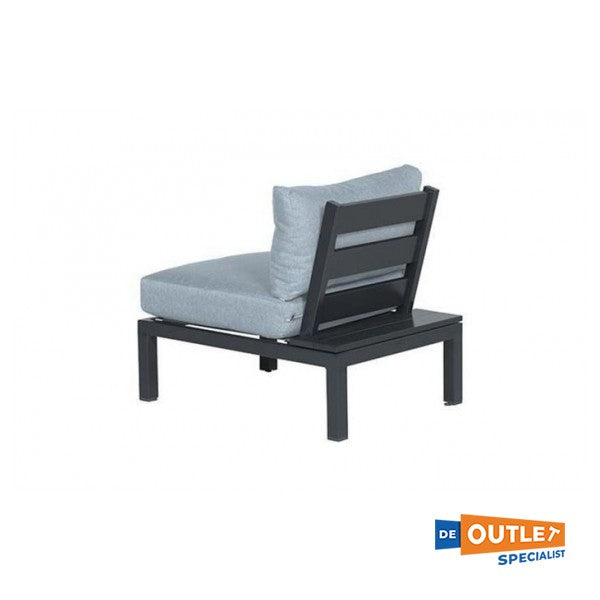 Garden Impressions Annabella aluminium center element zwart / grijs