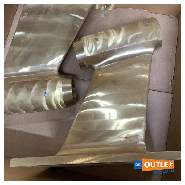 Progetta Elica schroefas uithouder brons - 106.14.DX.PE