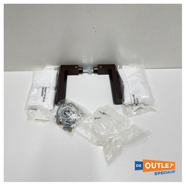 Valli e Valli H1040 R8Y Maniglia per porta in acciaio inox bronzo satinato