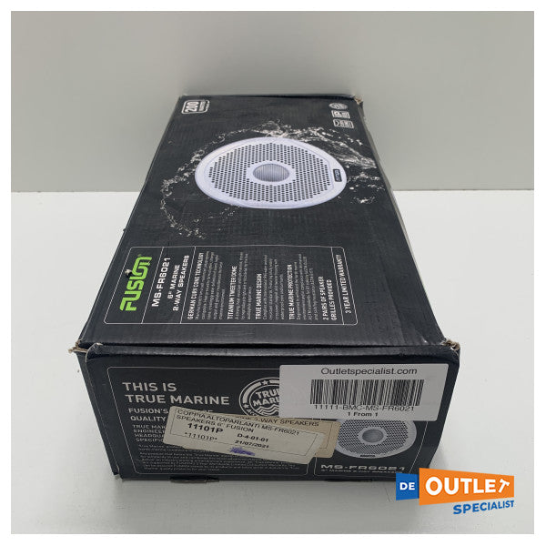 Fusion 6 inch Waterproof 2 Way Marine Speaker Set - MS -FR6021