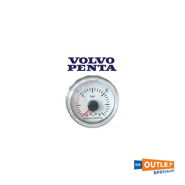 Volvo Penta Oil Pressure Guage White - 874713