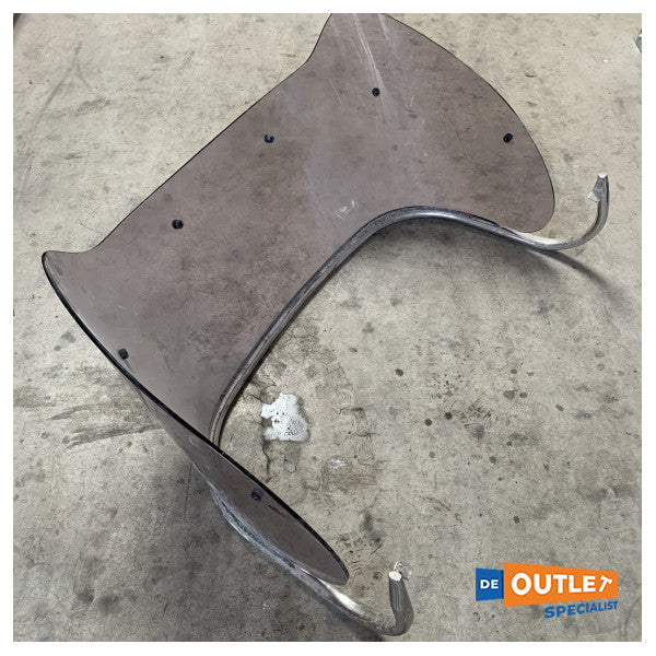 Szyba przednia Sessa Marine Key Largo 24 + rama ze stali nierdzewnej