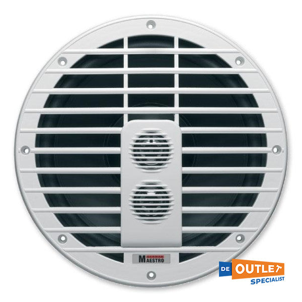 Tysk Maestro MRC10008D marinebestandig subwoofer hvid