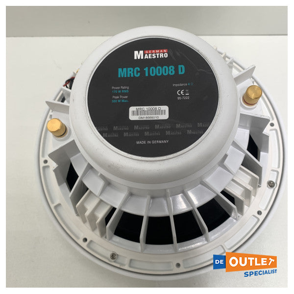 Tysk Maestro MRC10008D marinebestandig subwoofer hvid