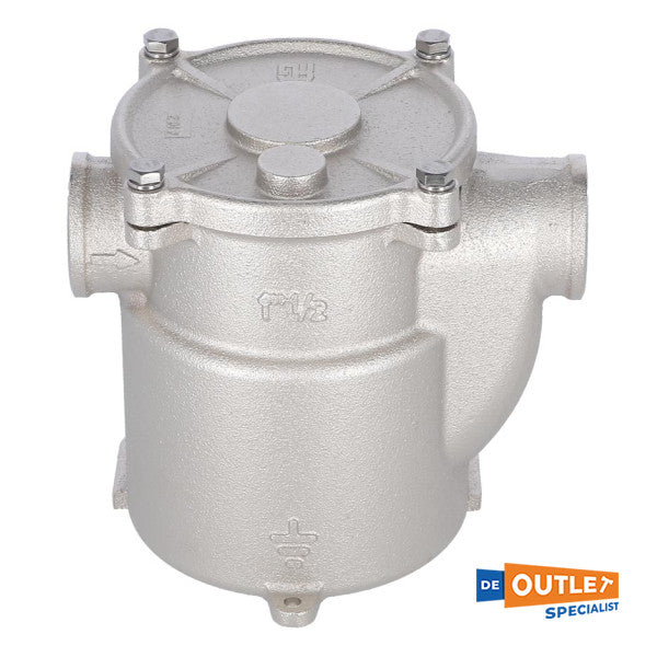 غيدي 1163 CT Guidi 1163 CT 1 1/4 بوصة فلتر مياه البحر من الفولاذ المقاوم للصدأ