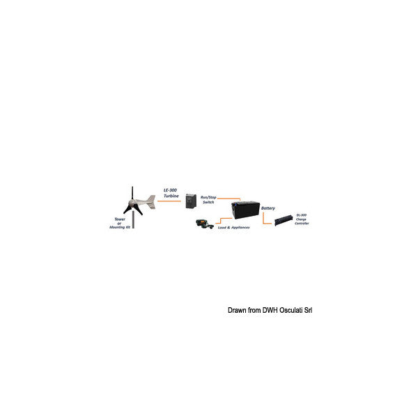 Вятърен генератор Leading Edge LE300 24 V - 300W