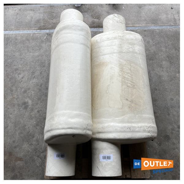 Blokada wodna GRP | tłumik morski 200 mm biały, nowy, stary - 140044G