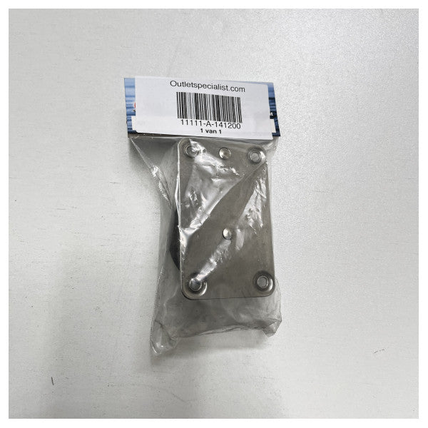 Blok grzechotki jednotarczowej Allpa z tworzywa sztucznego 57 mm z łożyskiem kulkowym 10 mm - 141200