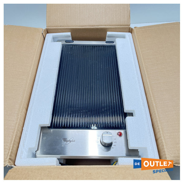 Whirlpool domino electric stainless steel grill / BBQ - AKT 320/IX