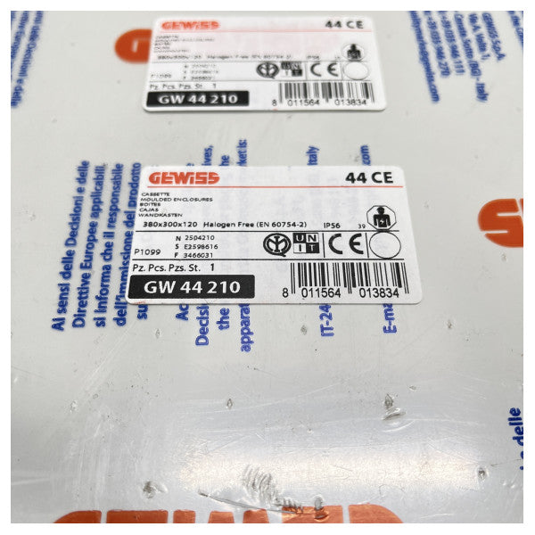 Електрична розподільна коробка Gewiss IP56 сіра 380 x 300 x 120 мм - GW 44 210