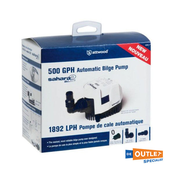 Attwood sahara MK2 bilge pump 12v S800 - 16.490.02