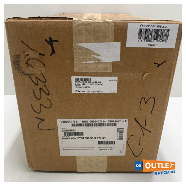 Dometic Scot P710 Ilma tal-baħar imkessaħ pompa tal-airco - 9108549763