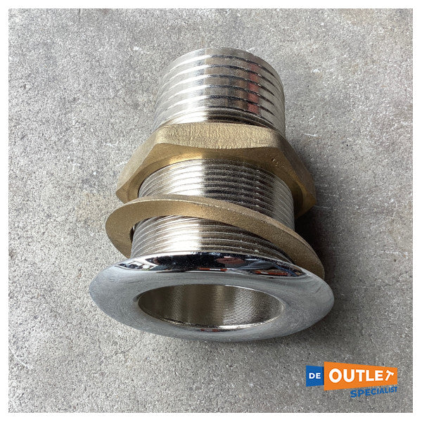 Amare 2-tuumainen ruostumattomasta teräksestä valmistettu kaukalorunko - 17.423.06