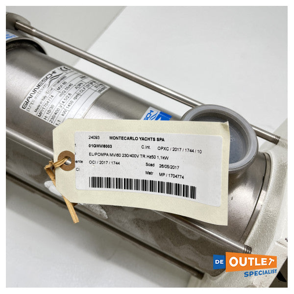 Едновинтова самозасмукваща помпа Gianneschi 230V - MVI60