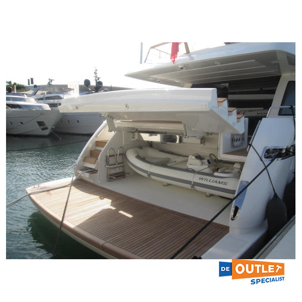 HB Technics hydraulisk åbningssystem til agterlugen i rustfrit stål 24V