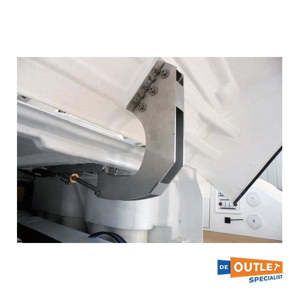 HB Technics hydraulisk åbningssystem til agterlugen i rustfrit stål 24V