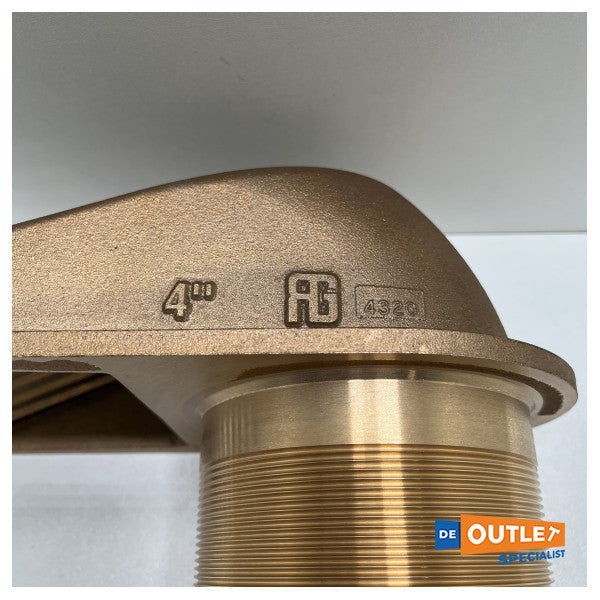 مأخذ مياه برونزي مقاس 4 بوصة من سلسلة Guidi 1112B من البرونز - 1112B#200013