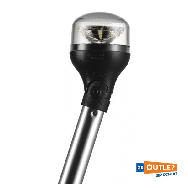 Attwood LED mastlicht zwart kantelbaar 12V - 5540-54-T1