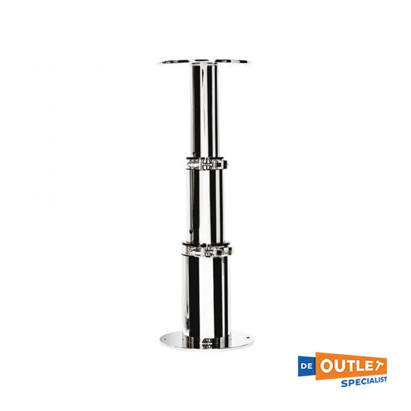 ATEP manuaalisesti säädettävä ruostumattomasta teräksestä valmistettu pöydänjalka 325 - 710 mm