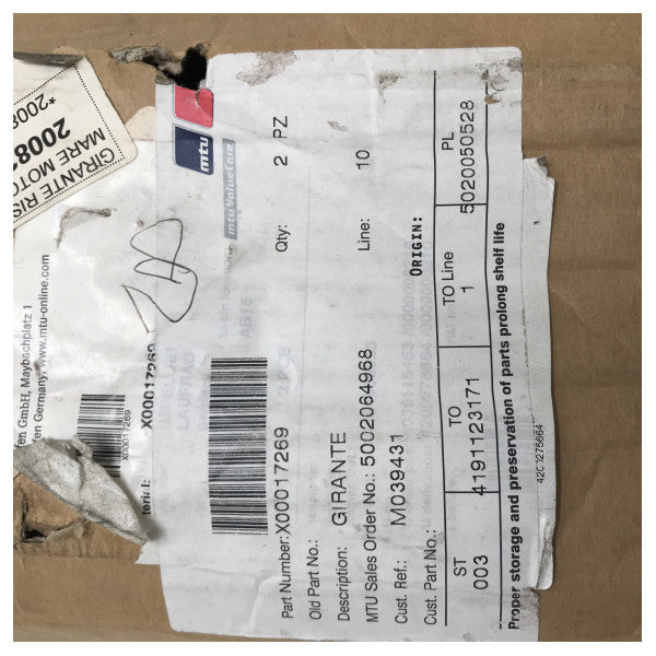 طقم الدفاعة البرونزية الطاردة المركزية البرونزية لمياه البحر - X00000017269