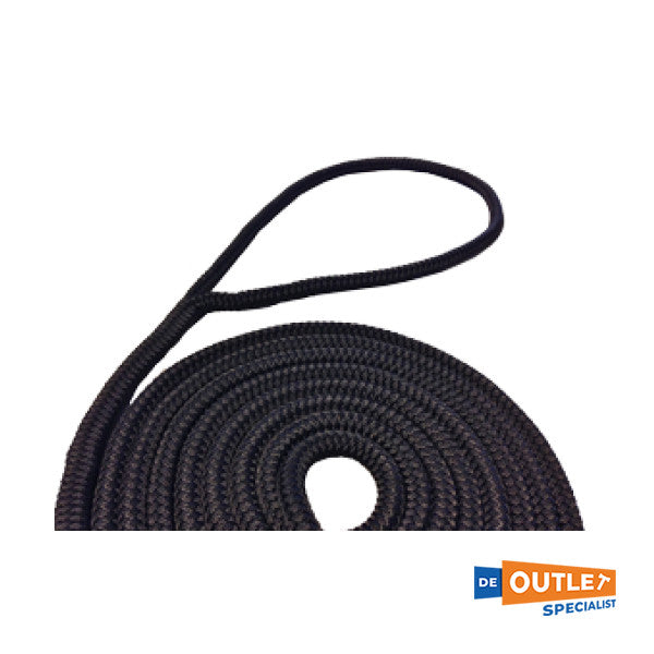 Allpa landvast - mooring line 16 mm lengte 6.5 meter blauw