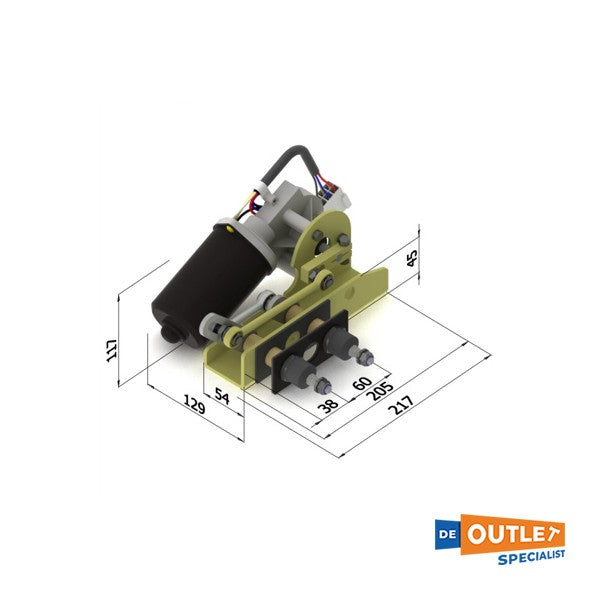 Exalto rw 240BS 24V 40Nm wd 30mm ワイパーモーター