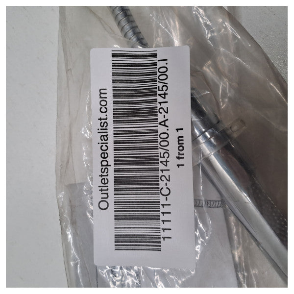 B.C.M. 2145/00.A-2145/00.I ruostumattomasta teräksestä valmistettu säädettävä lukuvalaisin.