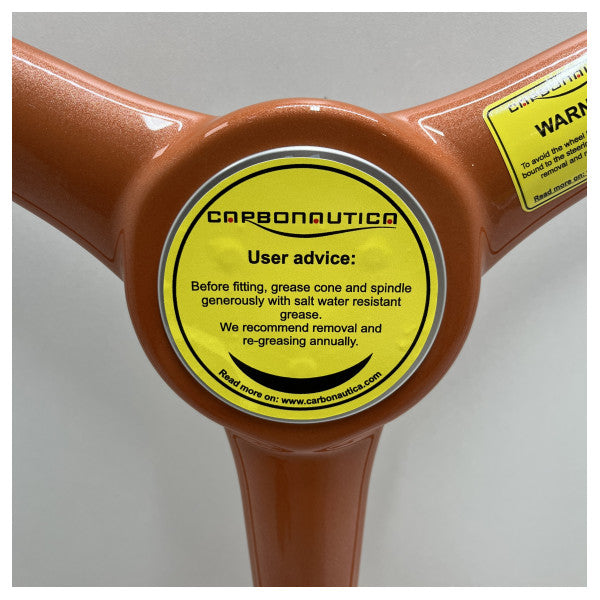 عجلة قيادة مجموعة كاربونوتيكا سبورت غب 800 ملم برتقالي