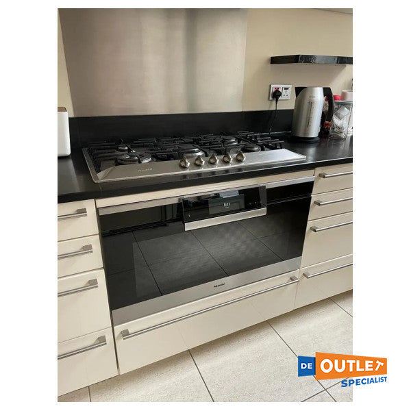 Miele H6890bp de acero limpio 90 cm construido en horno combinado 220V - 60Hz