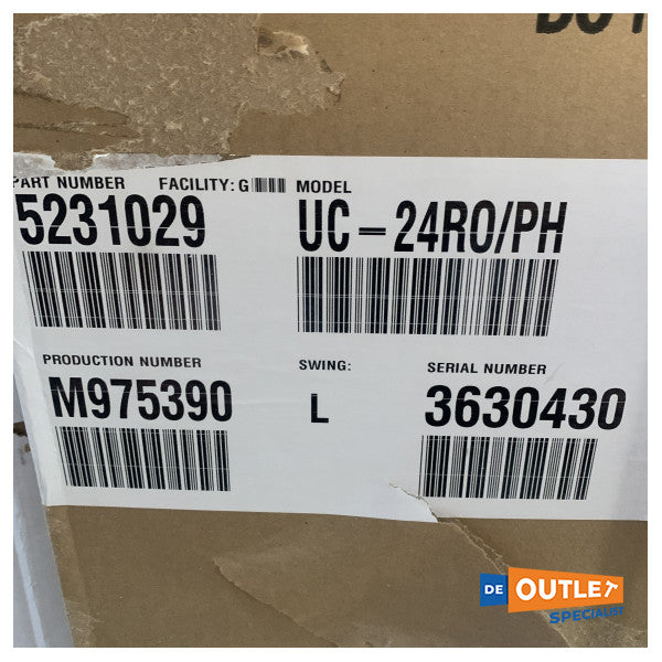 Хладилник Sub Zero от неръждаема стомана - UC-24RO/PH